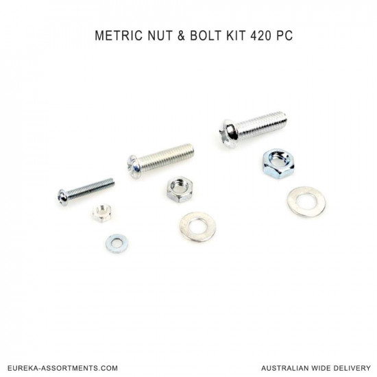 Metric Nut & Bolt Kit 420 pc