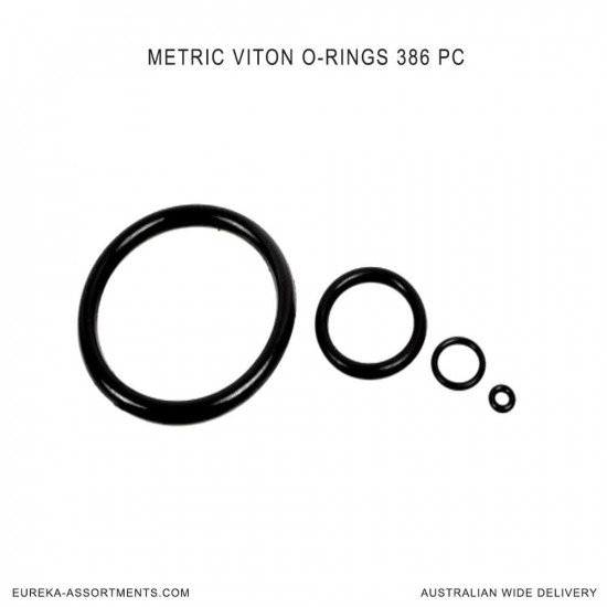 Metric Viton O-Rings 386 pc