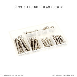 SS Countersunk Screws Kit 68 Pc