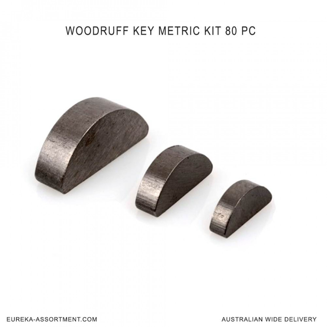 Eureka Assortment Woodruff Key Metric Kit