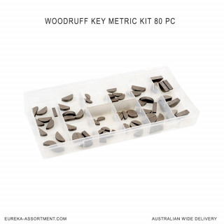 Performance Tool W5341 – 80-teiliges Woodruff Schlüssel-Set In Metrisch, Mit Aufbewahrungskoffer