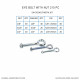 Eye Bolt With Nut 210 pc