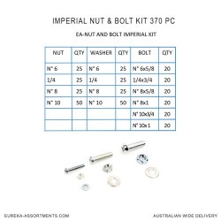 Imperial Nut & Bolt Kit 370 pc