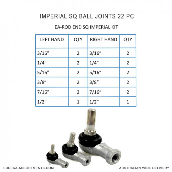 Imperial Sq Ball Joints 22 pc