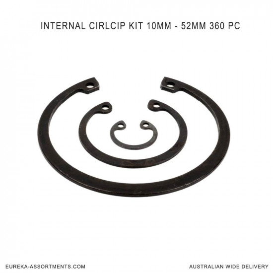 Internal Cirlcip Kit 10mm - 52mm 360 pc
