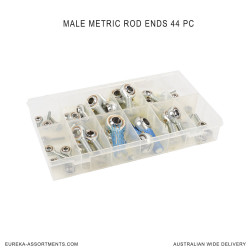 Male Metric Rod Ends 44 pc