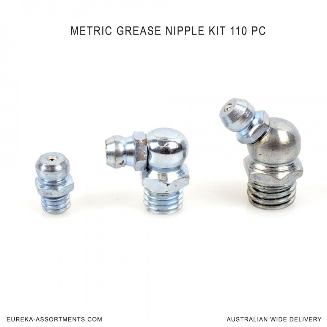 Eureka Assortments Imperial Grease Nipple Kit 110 pc