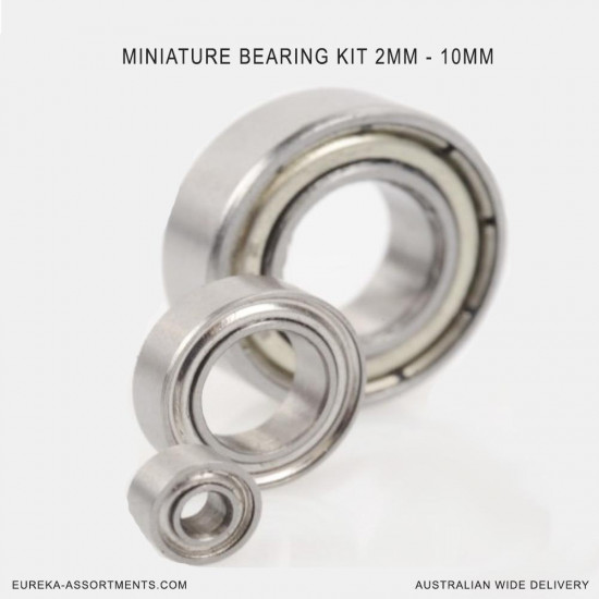 Metric Miniture Bearings 2mm - 10mm 120 pc