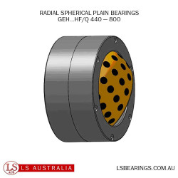 GEH-HF/Q 440 - 800 Radial Spherical Plain Bearings