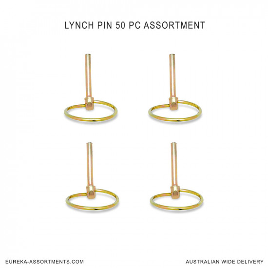 Lynch Pin Assortment Kit 50pc