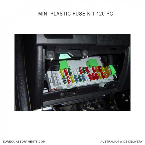Mini Plastic Fuse Kit 120 pc