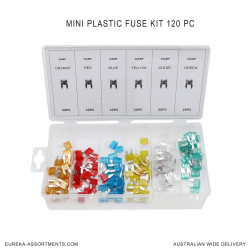 Mini Plastic Fuse Kit 120 pc