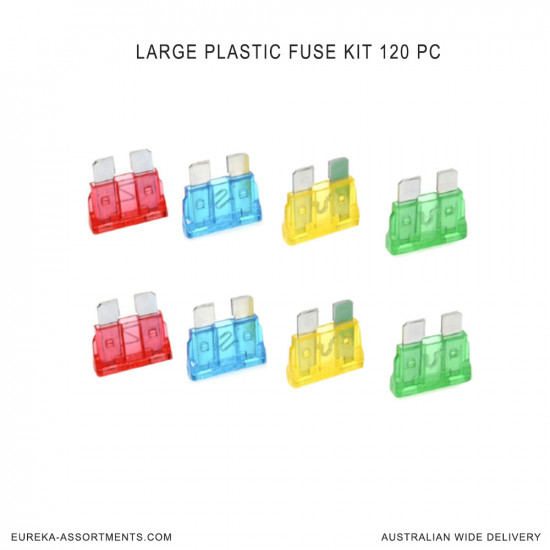 Large Plastic Fuse Kit 120 pc