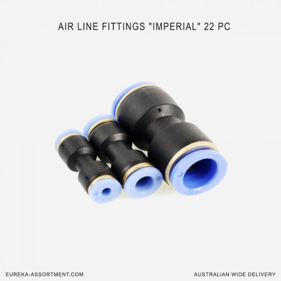 Air Line Fittings Imperial 22 pc